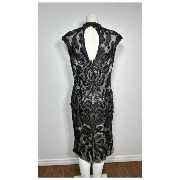 Social Occasions by Mon Cheri 214837, Black Nude (Size 14) - Picture 2 of 4